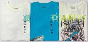 Boy's Youth Hurley 100% Cotton Shark T-Shirt - Picture 1 of 6