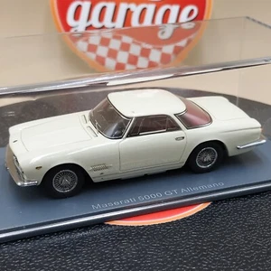 NEO 1/43 Maserati 5000 GT Allemano 1960 white resin model 45657 - Picture 1 of 11