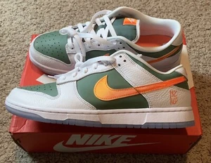 Size 8 - Nike Dunk Low SE - NY vs. NY Green White / DN2489 300 - Picture 1 of 8
