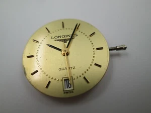 Máquina y esfera reloj pulsera mujer Longines. Cuarzo. 9 gemas. Años 80. Fecha - Imagen 1 de 4