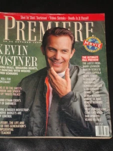 PREMIERE magazine 1990 Kevin Costner, Andrew Dice Clay, Joel Ethan Coen Brothers - Picture 1 of 1