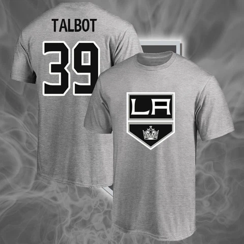 HOT HOT! Cam Talbot #39 Player Name Los Angeles Team Hockey T-Shirt S-3XL Gift Cover