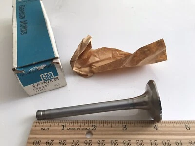 Válvula de escape del motor Pontiac Chevrolet Oldsmobile 1976-1977 GM (1) #357638 NUEVO DE STOCK Foto 1 de 4