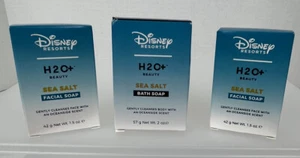 Disney Resorts H2O+ Beauty 3er Set Sea Salt Hotel Seifenriegel Bad/Gesichtsbehandlung Gr. OOP - Bild 1 von 8