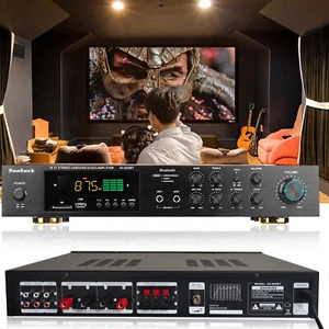 HiFi Amplifier Remote Control Preamplifier Bluetooth Radio Stereo Amplifier - Picture 1 of 12