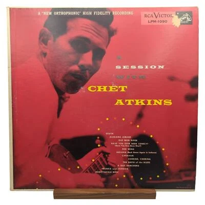 A Session With Chet Atkins RCA Victor LPM-1090 Vinyl Record Mono Hi Fi EX - Image 1 of 4