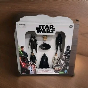 STAR WARS 6 FIGs HASBRO F4437~FAC SEALED~MANDALORIAN~LUKE~REY~THE CHILD~DARTH VA - Picture 1 of 10