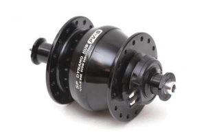 SP PV-8 Dynamo Hub —AUS STOCK— Shutter Precision Front QR Rim Brake Black 32h - Picture 1 of 2