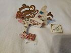 Vintage Karen Rossi Goddess Tree Ornament Metal With Gifts And Birthday Cards...