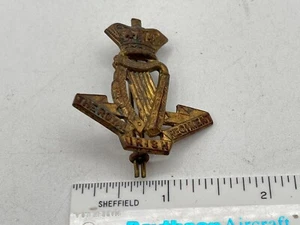 British Army The Royal Irish Regiment Military Metal Hat / Cap Badge - Picture 1 of 6