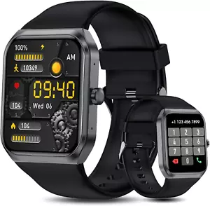 Smart Watches for Men Women (Answer Make Call), 1.95" Fitness Watch with Blood O - Picture 1 of 12