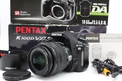 【MNT】PENTAX K100D 6.1MP Digital SLR Camera - Black (Kit DA AL 18-55mm) From JP - Image 1 of 4