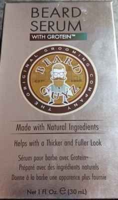 НОВАЯ сыворотка для бороды Beard Guyz с твердой фиксацией «Гротеин» для легкой укладки - Изображение 1 из 2