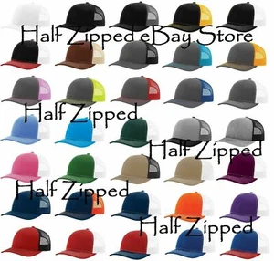 Richardson Trucker Snapback Cap 112 Baseball Hat 99 Colors!!! 2 Sizes!! - Foto 1 di 170