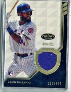 2018 Topps Tier One Baseball Amed Rosario Rookie Jersey Relic 112/400 - Bild 1 von 1