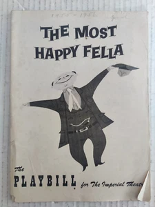 Vintage The Most Happy Fella Playbill 1955 - Picture 1 of 4