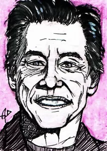 Original ACEO Portrait Study – Pen & Drawing – Outsider Art – Head Study #100 - Picture 1 of 2