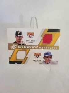 Adam & Andy LaRoche 2009 SPX ' Winning Materials ' Jersey Inserts #WM2-LL - Picture 1 of 2