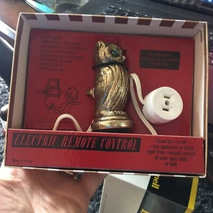 RARE NIB manual electric remote control hand light switch Owl Handle - Picture 1 of 7