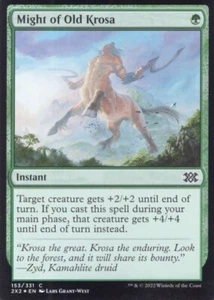 MIGHT OF OLD KROSA 153/331 FOIL DOUBLE MASTERS 2022 MTG NM (yourdeckbuilder) - Picture 1 of 1