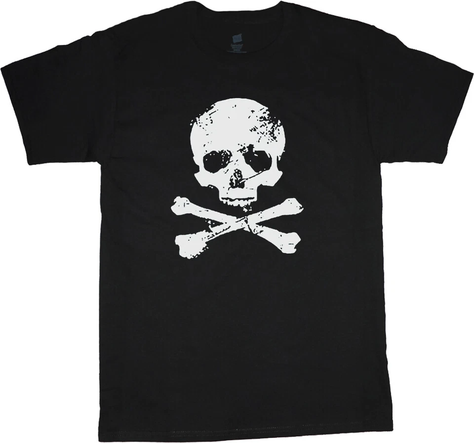 Big and Tall T-shirt Mens Skull Crossbones Pirate King Size Mens Graphic Tees - Image 1 of 1