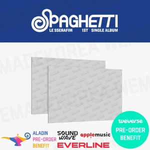 Preordine LE SERAFIM 1° Album Singolo SPAGHETTI Weverse Album ver. & NEGOZIO POB - Foto 1 di 2