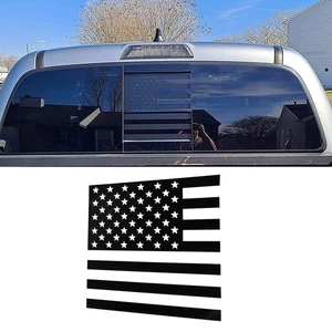 Middle Back Sliding Window Rear Window US Fla Decal for Toyota Tacoma 16-23 BL - Picture 1 of 10