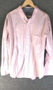 Saddlebred Button Down Shirt Men's Size XL Pink Long Sleeve Collared - Picture 1 of 8