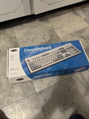 Belkin KB-6868  Wired Keyboard PS/2 F8E206-PS2 Vintage New - Image 1 of 4