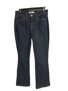Jean Star Boot Cut Jeans Women's Size 4 Premium Denim Dark Wash Cotton Stretch  - Picture 1 of 12