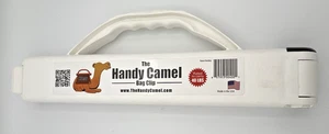 Bolso de Compras The Handy Camel Clip Blanco Grande 40 Libras Hecho en EE. UU. - Imagen 1 de 5