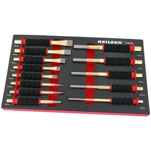 Punch and Chisel Master Set 13-Piece HIGH GRADE STEEL CT6630 - Picture 1 of 2