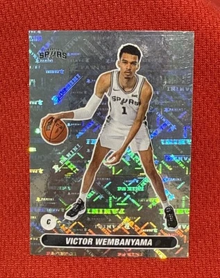2023 Panini Stickers Victor Wembanyama Rookie #465 Holo Foil RC READ DESC - Image 1 of 4