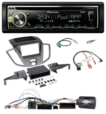 Pioneer DAB USB MP3 Lenkrad CD Autoradio für Ford Transit V363 14-19 ohne Displa - Bild 1 von 4