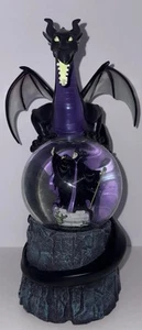 DISNEY VILLAINS MALEFICENT/DRACHE MUSIKALISCHE SCHNEEKUGEL DISNEY STORE EXKLUSIV - Bild 1 von 11