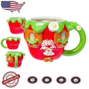 Taza oficial para pastel de fresa Shortcake 20 oz - cerámica pintada a mano coleccionable - Imagen 1 de 8