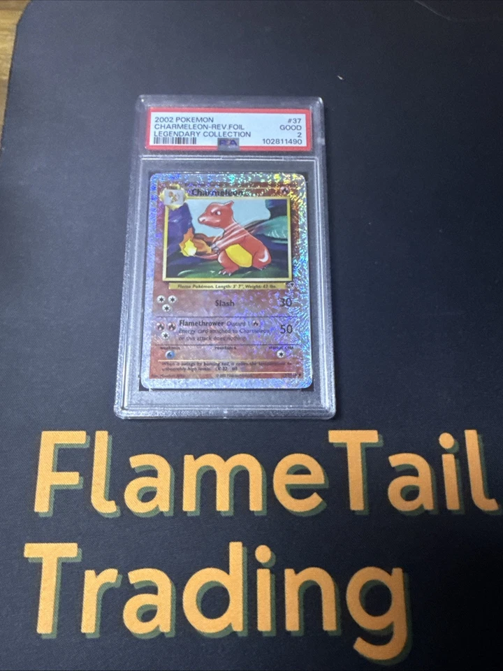 PSA 2 Charmeleon Reverse Holo Foil - Legendary Collection 37/110 2002 Pokemon - Image 1 of 4