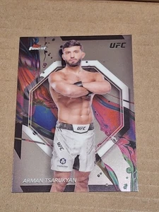 2024 ARMAN TSARUKYAN TOPPS FINEST UFC MMA FIGHTER CARD #92 ARMENIA - Picture 1 of 2