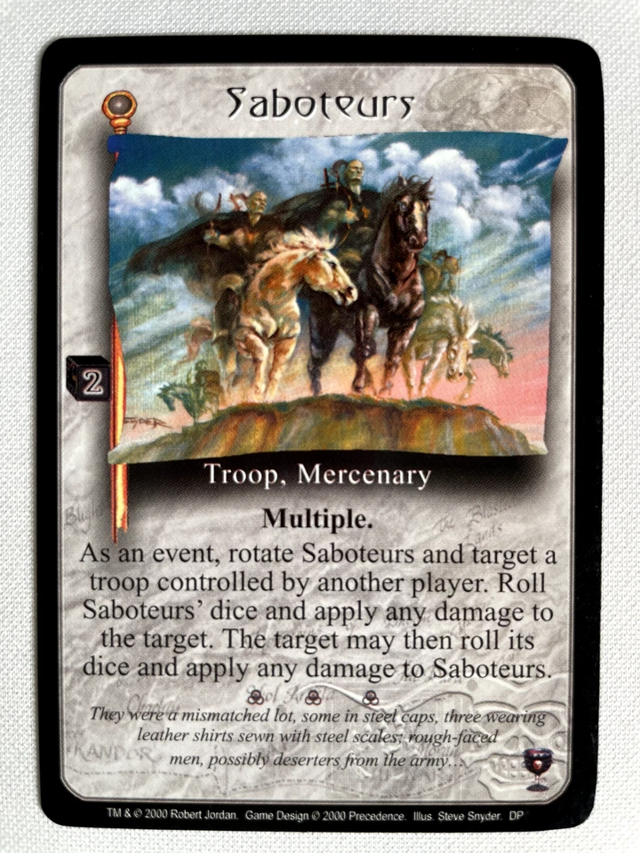 Saboteadores - Rueda del Tiempo CCG - Dark Prophecies Foto 1 de 1