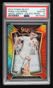 2015-16 Panini Select Tie-Dye Prizm /30 Robin van Persie #100 PSA 10 GEM MT - Picture 1 of 3