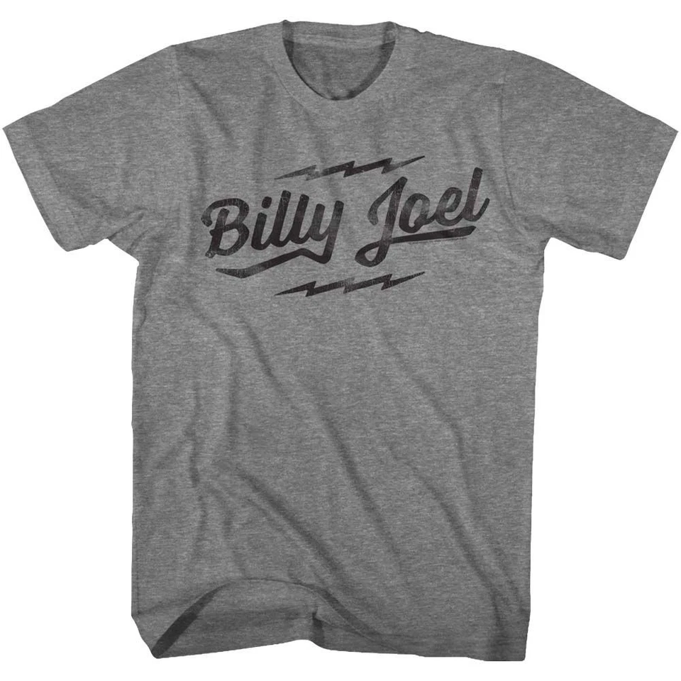 Billy Joel - Logo - Short Sleeve - Heather - Adult - T-Shirt - Image 1 of 1