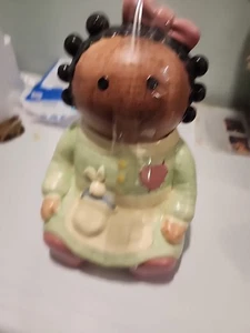 Vintage Treasure Craft Rag Doll “Spice" Cookie Jar With Lid. See Photos. S4 - Picture 1 of 7