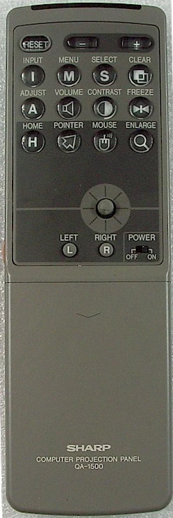 SHARP PROJECTION PANEL REMOTE QA-1500 ++FREE SHIP! - Image 1 of 1
