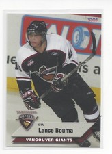2008-09 Vancouver Giants (WHL) Lance Bouma (IK Oskarshamn) 