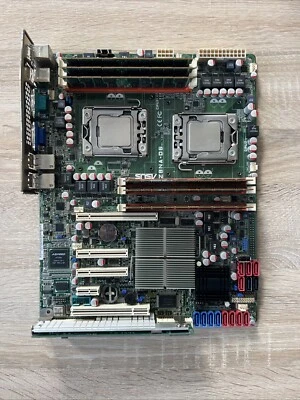 Asus Z8NA-D6 iX58 DDR3 Dual LGA1366 ATX Mainboard Bundle mit CPU Und 64RAM - Bild 1 von 4