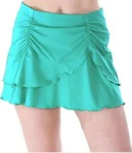 Ruffle Swim Skirt Skirted Bikini Swimsuit Swimwear Bathing Suit Size L. - Picture 1 of 2