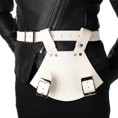 中世纪剑青蛙皮套带聚氨脂合成革猛枪鞘支架皮带新品 — 第 1/4 张图片