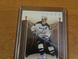 2022-23 UPPER DECK ARTIFACTS HOCKEY LEATHER #163 VINCENT LECAVALIER LIGHTNING