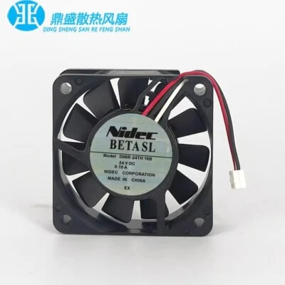 Nidec D06R-24TH 16B 6015 24V 0.10A 6CM 3-Pin Inverter Cooling Fan - Image 1 of 4