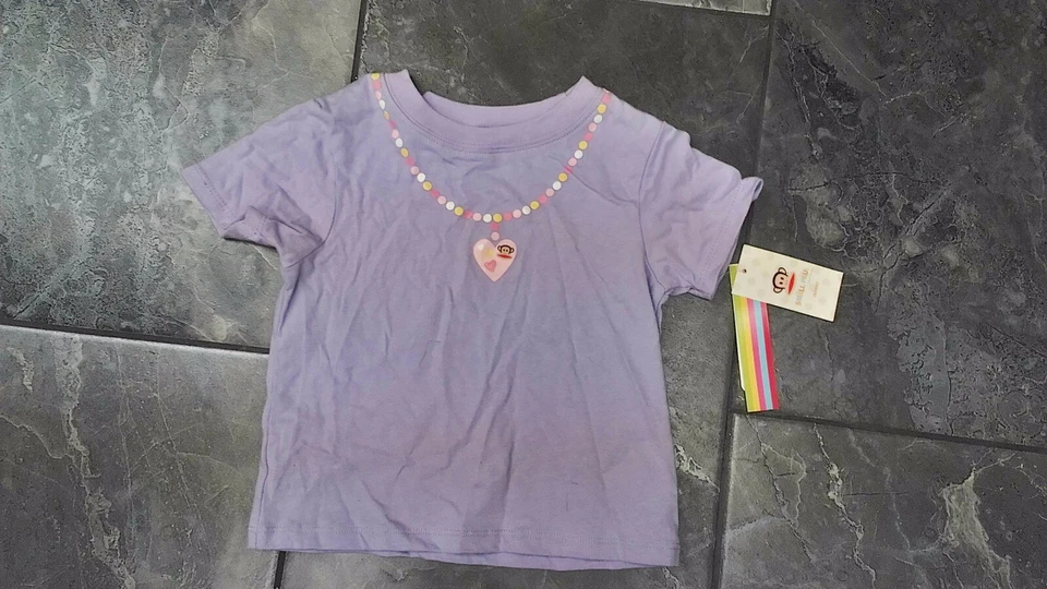 CAMISETA NUEVA CON ETIQUETAS PAUL FRANK PEQUEÑA PAUL NIÑA LILA 18M Foto 1 de 1